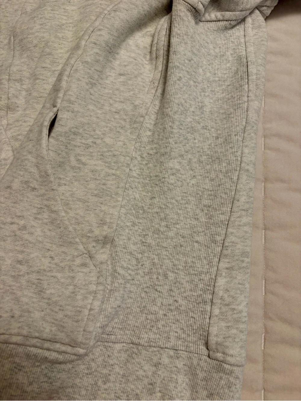 Lululemon Scuba Hoodie IV Full Zip Classic Fleece Heathered Core Ultra Light Gre